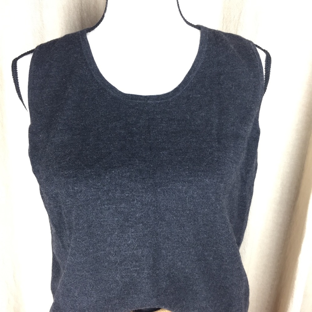 Eileen Fisher cropped wool top